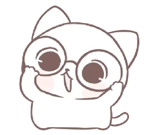 🤓 emoji мяу @k07stik @k07stik @@@@@ Telegram sticker 7 of 60