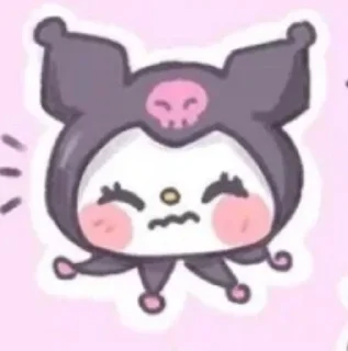 😣 emoji 𝕂𝕦𝕣𝕠𝕞𝕚 𝕔𝕠𝕣𝕖 Telegram sticker 5 of 10