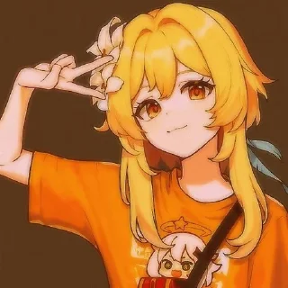 ✌️ emoji 🌻𝙲𝚑𝚒𝚕𝚞𝚖𝚒🧡 Telegram sticker 14 of 40