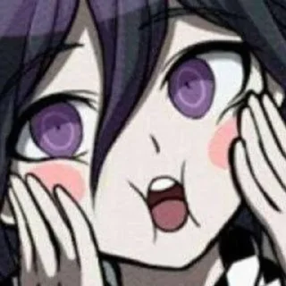 Sticker from Kokichi Ouma.