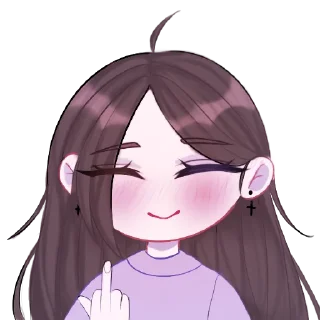 🖕 emoji Персики Telegram sticker 2 of 15