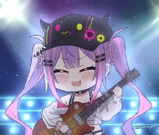 🎸 emoji Towa Telegram sticker 9 of 44