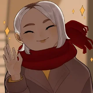 🤍 emoji ⸙𝓜𝓲𝓻𝓪⸙ Telegram sticker 12 of 40