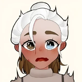 🤍 emoji ⸙𝓜𝓲𝓻𝓪⸙ Telegram sticker 11 of 40