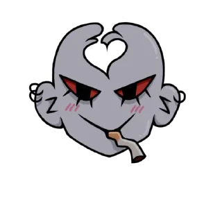 🥰 emoji уродцы@pavuchiamama Telegram sticker 4 of 8