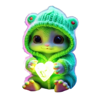 🐸 emoji Новогодний подарок 2 от @cats_Crystal Telegram sticker 16 of 26