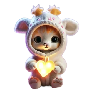 🦒 emoji Новогодний подарок 2 от @cats_Crystal Telegram sticker 23 of 26