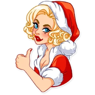👍 emoji ☃️ НОВОГОДНИЙ ПАК от @pesni_novogodnie ☃️ Telegram sticker 21 of 49