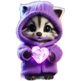 🦨 emoji Новогодний подарок 2 от @cats_Crystal Telegram sticker 21 of 26