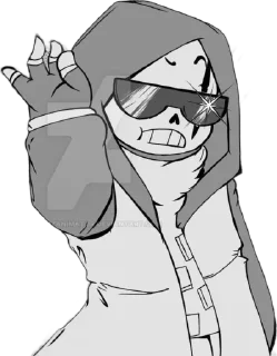 😎 emoji Epic!Sans Telegram sticker 12 of 26