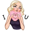 💗 emoji Quin alena shishkova Telegram sticker 14 of 31