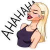 🤣 emoji Quin alena shishkova Telegram sticker 24 of 31