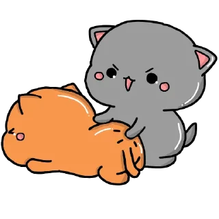 Sticker from Котя и Лися