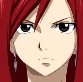 💮 emoji Erza Scarlet @inteakiss @O0IlX Telegram sticker 21 of 120