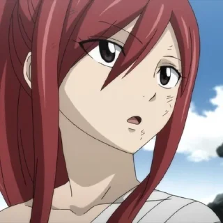 💮 emoji Erza Scarlet @inteakiss @O0IlX Telegram sticker 13 of 120