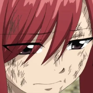 💮 emoji Erza Scarlet @inteakiss @O0IlX Telegram sticker 11 of 120