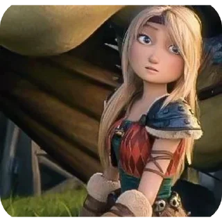 😯 emoji Astrid-HTTYD Telegram sticker 11 of 40