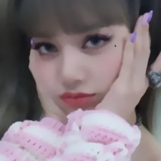 🍇 emoji #. lisa [ @misakostickers ] Telegram sticker 20 of 30