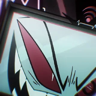 🥺 emoji БОЛЬШЕ ⇨ @CLOOBHUB ВОКС ОТЕЛЬ ХАЗБИН HAZBIN HOTEL Telegram sticker 5 of 63