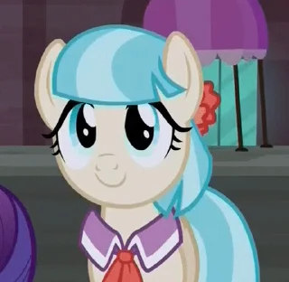 😄 emoji Coco Pommel | @MLP_AnimatedStickers Telegram sticker 5 of 17