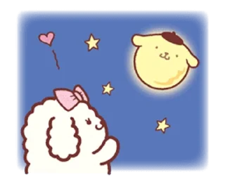 🌃 emoji Purin and friends @kiwiys Telegram sticker 14 of 38