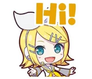 Sticker from Kagamine Rin @sekaidori @alucardyoy