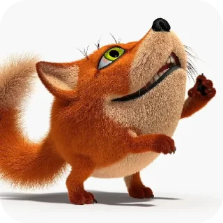 🔥 emoji Лис. Вот я @Liobuks Telegram sticker 7 of 11