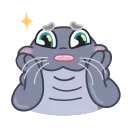 🤩 emoji Silly Seal Telegram sticker 12 of 20