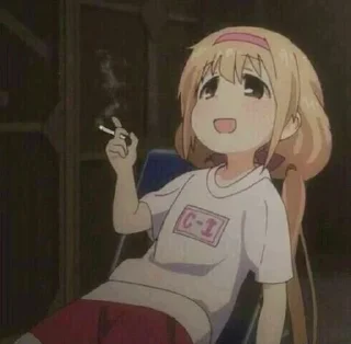 🚬 emoji 私は本当にチンコです Telegram sticker 4 of 32