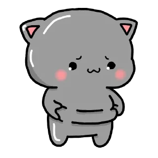 😓 emoji Котя и Лися Telegram sticker 6 of 38