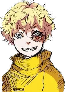 😁 emoji Bennett "Hello, Charlotte!" by @Flym_ri Telegram sticker 14 of 14