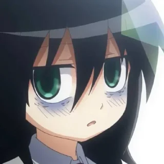😓 emoji Томоко Куроки <3 Telegram sticker 15 of 109