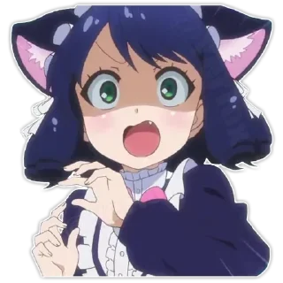 😱 emoji Show by Rock!! - Cyan @Missing_Stickers Telegram sticker 10 of 62