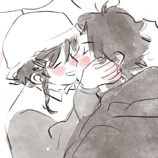💌 emoji xiaoven bw ×2 | @yeetoldyxiaoven Telegram sticker 15 of 100