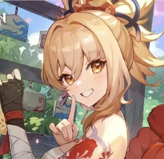 Sticker from ˗ˋ ୨yoimiya୧ ˊ˗