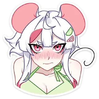😠 emoji Мауси и Рен на каникулах Telegram sticker 14 of 49