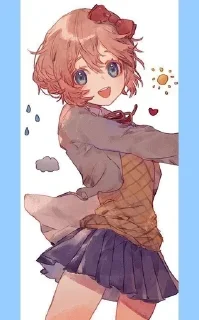 😍 emoji ЛИШЬ САЙОРИ, ЛИШЬ, САЙОРИ!! Telegram sticker 5 of 120