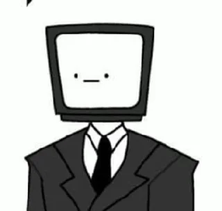 Sticker from titan tv man and others