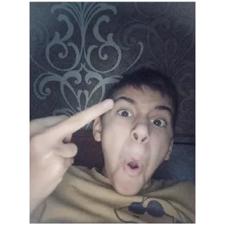 🖕 emoji Попа Telegram sticker 9 of 12