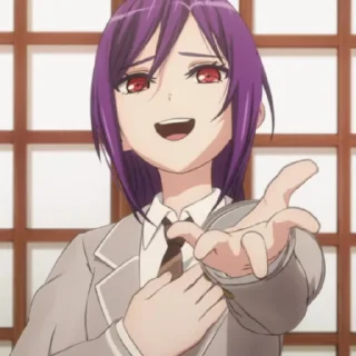😏 emoji kaoru seta| @strawberrymilkiss Telegram sticker 24 of 53