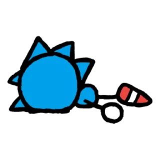 😵 emoji Sonic Sketchog UA Telegram sticker 5 of 40