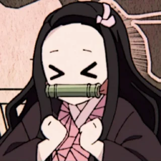 Sticker from няшка незуко.
