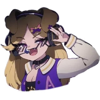 🫡 emoji Alice Inugami Telegram sticker 10 of 120