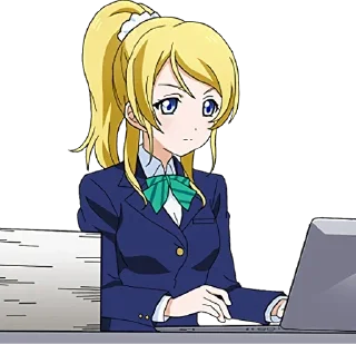 🤓 emoji Love Live by @anime_stickerr Telegram sticker 18 of 25