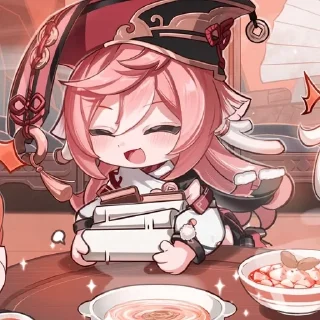 🪢 emoji yan fei # @vanillasan Telegram sticker 21 of 36