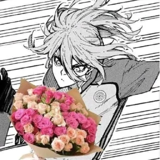 💐 emoji СТРАЗ (Блю лок убивает) Telegram sticker 5 of 73