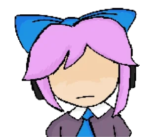 🌟 emoji Mirai from Tower heroes Telegram sticker 2 of 28