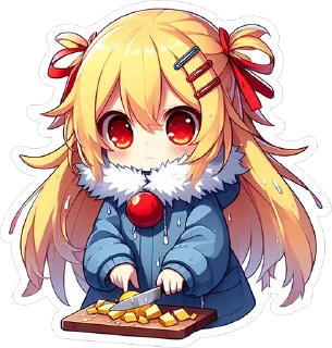 🥔 emoji Tokumei Story Telegram sticker 22 of 114