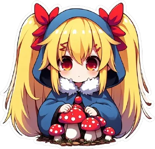 🍄 emoji Tokumei Story Telegram sticker 21 of 114