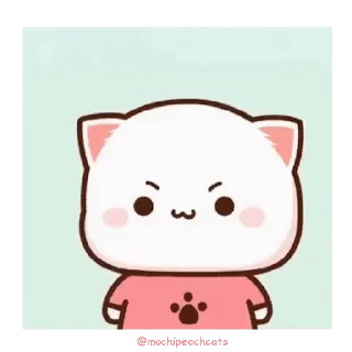😏 emoji all @mochipeachcats stickers №21 Telegram sticker 24 of 30